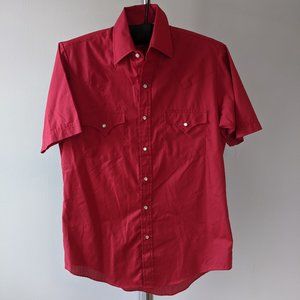 Plains Western Shirt Red Small